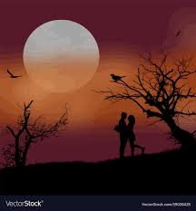 lovers in the moon light